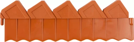 Ограждение для клумб GRINDA, 288см, цвет коричневый 8-422303_z01 купить в Кургане