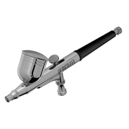 Аэрограф с верхним бачком AB1, 0.2/0.3/0.5 мм, 7 мл, 9 л/мин Denzel 57313 купить в Кургане