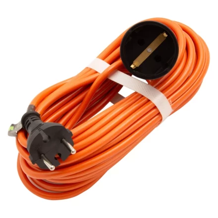 Удлинитель-шнур силовой 10 м, 6А, тип УХз6, ПВС, 1 розетка без заземления Сибртех 95811 купить в Кургане