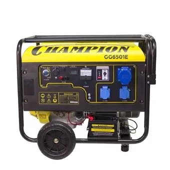 Генератор бензиновый CHAMPION GG6501E + ATS купить в Кургане