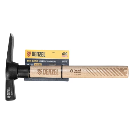 Молоток каменщика, 600 г Denzel , буковая рукоятка, EFP 10643 купить в Кургане