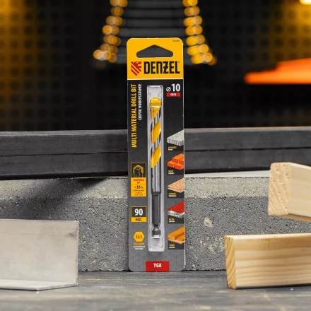 Сверло универсальное, Multi cut, 10 мм Denzel 706009 купить в Кургане