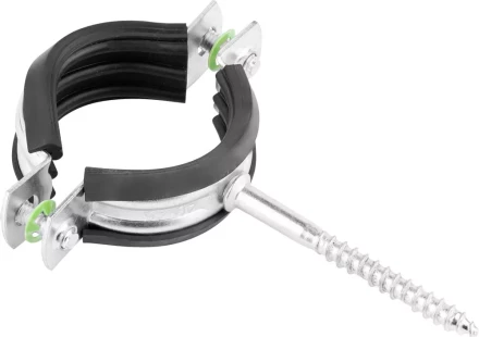 ЗУБР. Хомут трубный оцинкованный, с шурупом, 1 1/4&quot;, 60шт 37854-40-46-60 купить в Кургане