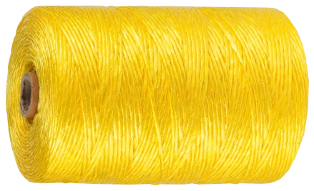 Шпагат ЗУБР d 1,8 мм 60 м 1200 текс 50 кгс желтый полипропиленовый шпагат 50037-060 купить в Кургане