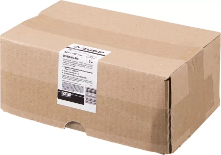 Болт ЗУБР &quot;МАСТЕР&quot; с шестигранной головкой, ГОСТ 7798-70, класс прочности 5.8, оцинкованный, M5x40мм, 5кг 303080-05-040 купить в Кургане