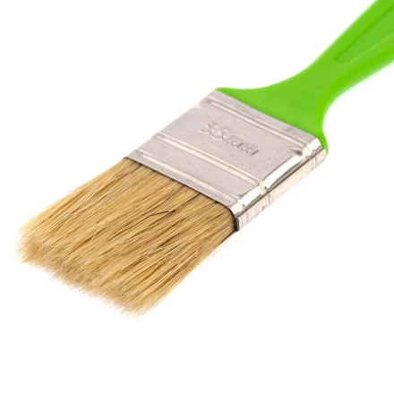 Кисть флейцевая &quot;Евро&quot;, 35 x 8, натуральная щетина, пластиковая ручка Сибртех 83301 купить в Кургане