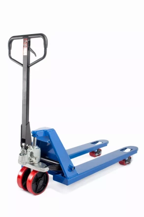 Тележка гидравлическая узковильная 2500 кг 800x450 мм полиуретановые колеса TOR RHP 1005893 купить в Кургане