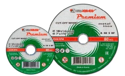 Круг отрезной по металлу + нержавеющая сталь 115 х 1,6 х 22 мм ПРЕМИУМ Луга 73705