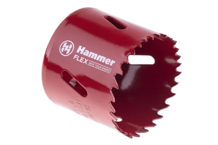 Коронка биметаллическая HAMMER Ф51х38мм 5/8" BiMETALL (224-010) купить в Кургане
