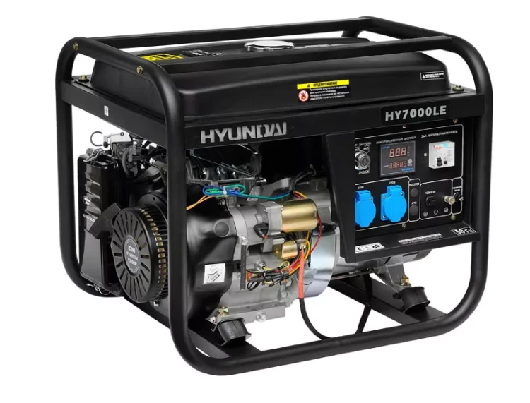 Бензогенератор Hyundai HY 7000LE купить в Кургане