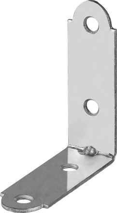 ЗУБР УМ-1.5, 40 x 40 x 17 x 1.5 мм, белый цинк, узкий мебельный уголок (31032-40) купить в Кургане