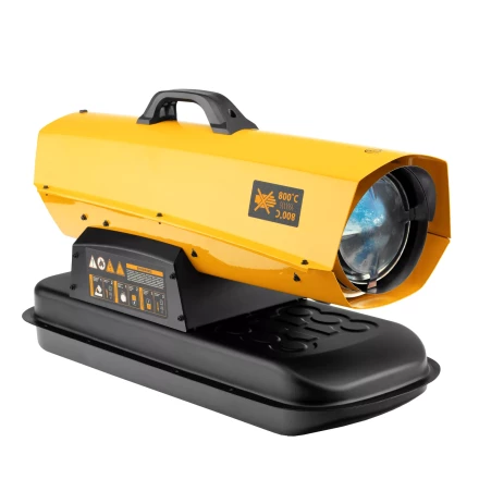 Дизельная тепловая пушка DHG-25i, 25 кВт, 600 м3/ч, прямой нагрев, термостат Denzel 96483 купить в Кургане