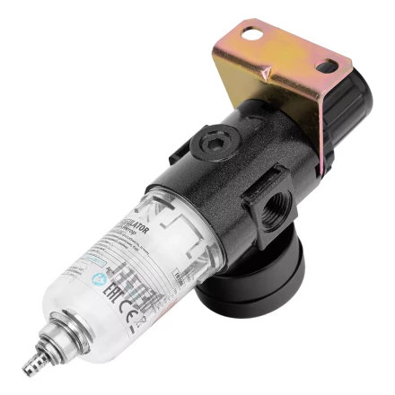 Фильтр-регулятор Denzel FR1500, 10 бар, 1500 л/мин, 1/4&quot;, 57459 купить в Кургане