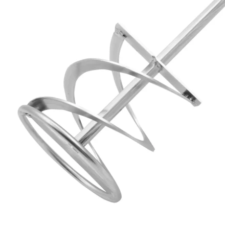 Миксер для красок и штукатурных смесей Denzel, 100 х 600 мм, оцинкованный, шестигранный хвостовик 10мм, 848457 купить в Кургане