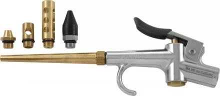 Пистолет продувочный  JAT-6904S с насадками 5 предметов  до 10 бар  Jonnesway 49737 купить в Кургане