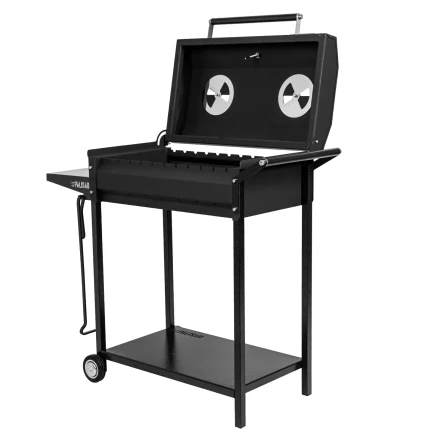 Мангал сварной на колесах Camping Palisad 69686, 662 х 390 х 152/805 мм, сталь 2 мм, кочерга в комплекте, купить в Кургане