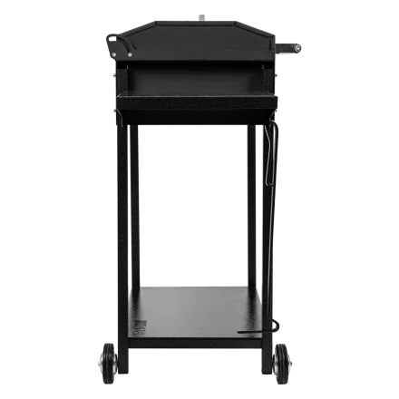 Мангал сварной на колесах Camping Palisad 69686, 662 х 390 х 152/805 мм, сталь 2 мм, кочерга в комплекте, купить в Кургане