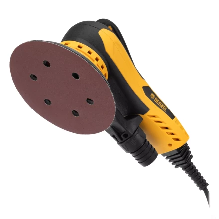 Машина шлифовальная орбитальная бесщет Denzel OS-150-BL 27606, 350 Вт, 4000-10000 об/мин купить в Кургане