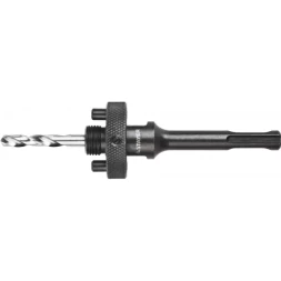 Державка STAYER "PROFESSIONAL" с пружинным фиксатором для коронок 32-200мм, быстросъёмная, хвостовиком SDS+ 29552