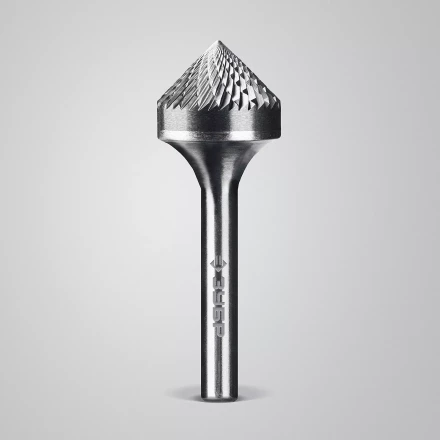 Зубр Твердосплавная борфреза K - зенкер с вершиной 90°, 20 х 10 мм (28809-20-10) купить в Кургане