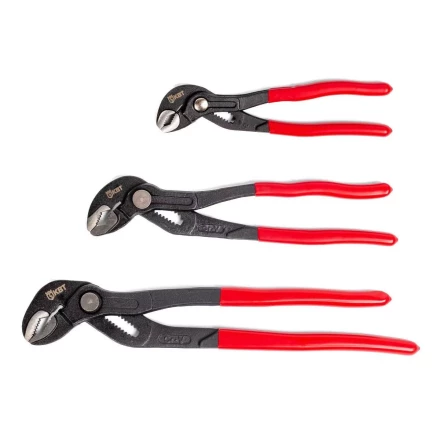 Набор переставных клещей КВТ НПК-03 с кнопочной фиксацией (85285) купить в Кургане