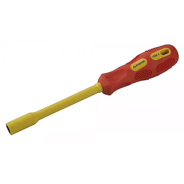 Отвертка STAYER "INSULATED" MAX-GRIP диэлектрич, Cr-V, HEX 7x125мм 25829-07-125 G купить в Кургане
