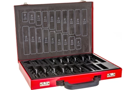 ЗУБР 170 шт, (1-10 мм), сталь Р4М2, класс В, мет.бокс, по металлу (29605-H170) купить в Кургане