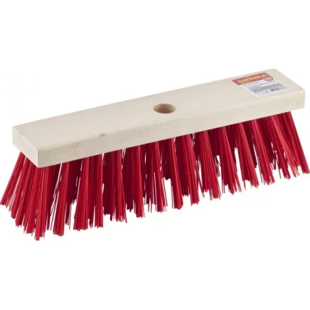 Щетка GRINDA &quot;EURO&quot; уличная без ручки, буковая колодка, жесткая щетина, 30см 39192-30 купить в Кургане