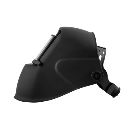 Маска сварщика ГЛАДИАТОР черная С5 FoxWeld с откидным стеклом купить в Кургане