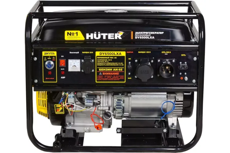 Генератор бензиновый Huter DY6500LXA с АВР купить в Кургане