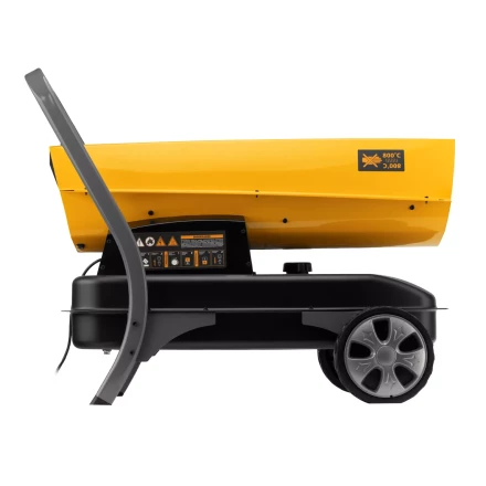 Дизельная тепловая пушка DHG-45i, 45 кВт, 1000 м3/ч, прямой нагрев, электронный термостат Denzel 96485 купить в Кургане