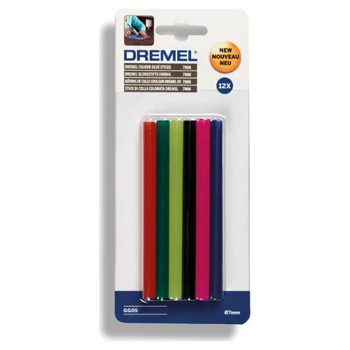 Клеевые стержни  цветные 7 мм DREMEL купить в Кургане