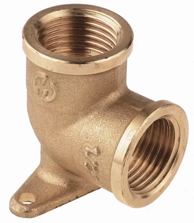 Уголок GENERAL FITTINGS с креплением к стене в двух точках, латунь, г/г, 1/2&quot; 51076-G/G-1/2 купить в Кургане