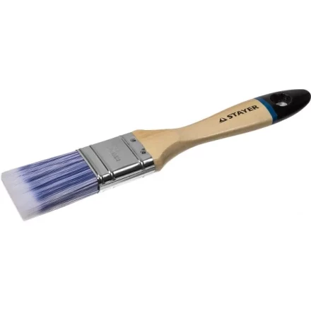 Кисть плоская STAYER &quot;EURO&quot;, &quot;AQUA&quot; для воднодисперсионных и акриловых ЛКМ, искусств щетина, деревя ручка, 1,5&quot;/38мм 01062-038 купить в Кургане