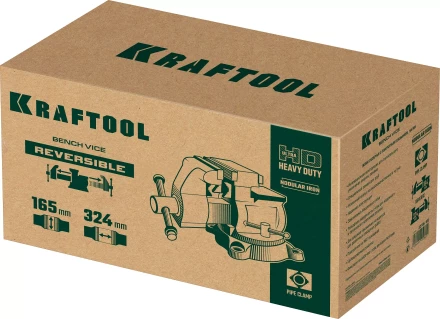 Тиски KRAFTOOL Reversible слесарные 32705-165 купить в Кургане