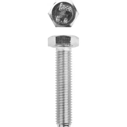 Болт ЗУБР &quot;МАСТЕР&quot; с шестигранной головкой, ГОСТ 7798-70, класс прочности 5.8, оцинкованный, M12x55мм, 5кг 303080-12-055 купить в Кургане