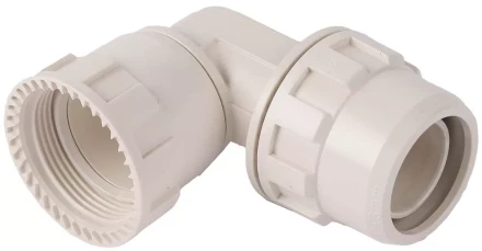 Переходник ЗУБР &quot;ШиреФит&quot; угловой 90° &quot;накидная гайка - штуцер с гайкой&quot;, 26мм 51482-26 купить в Кургане