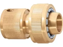 Соединитель латунный быстросъемный для шланга 3/4" PALISAD 66260