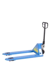 Тележка гидравлическая широковильная 2500 кг 1220х685 мм полиуретановые колеса TOR RHP(BF) PRO 1010177