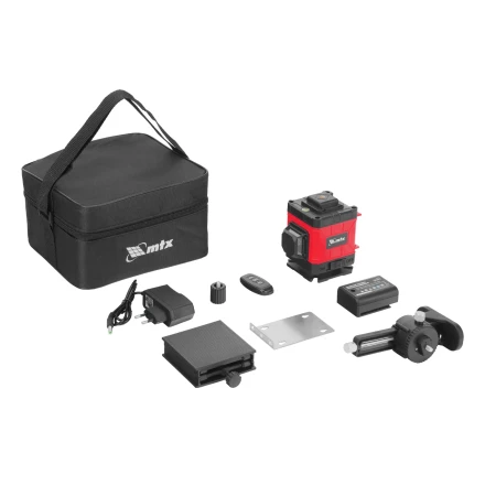 Лазерный уровень м-призм. ML 360-3 Basic SET, 30 м, зеленый луч, акк. Li 3000 мАч, сумка// MTX 35083 купить в Кургане
