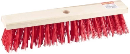 Щетка GRINDA &quot;EURO&quot; уличная без ручки, буковая колодка, жесткая щетина, 40см 39192-40 купить в Кургане