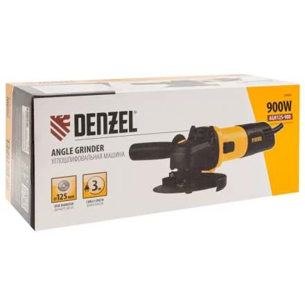 Угловая Машина шлифовальная Denzel AGH125-900 26904 купить в Кургане