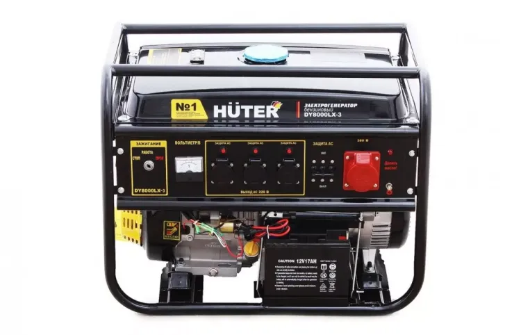 Бензогенератор Huter DY8000LX-3 купить в Кургане