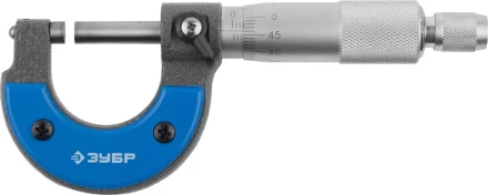 Микрометр ЗУБР &quot;ЭКСПЕРТ&quot; гладкий механический, МК 25, диапозон 0-25мм, шаг измерения 0,01мм 34480-25_z01 купить в Кургане