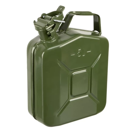 Канистра для топлива, металлическая, толщина стенок 0,8мм, 5 литров Россия 53140 купить в Кургане