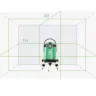 Построитель лазерных плоскостей ADA 6D Servoliner GREEN с калибровкой ADA купить в Кургане