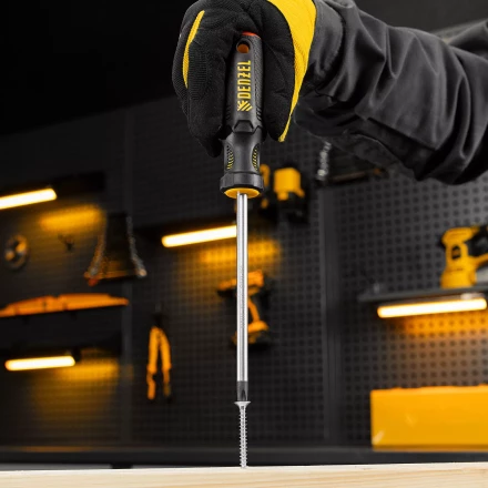 Отвертка Denzel, PH3х150 мм, S2, 3к рукоятка, 121847 купить в Кургане