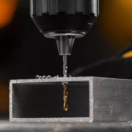 Сверло спиральное по металлу Denzel 2,5 x 57 мм, Р6М5, Golden Tip , 2шт. 718224 купить в Кургане