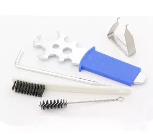 Пневматический краскопульт AG 901 LVMP профессиональный, гравитационного  типа, сопла 1,3 и 1,1 мм Stels 57365 купить в Кургане