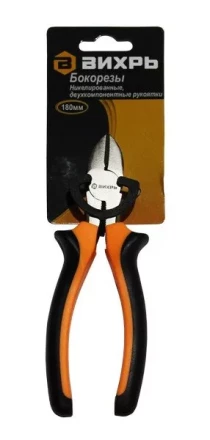 Бокорезы 180мм никелированные двухкомпонентные рукоятки Вихрь купить в Кургане